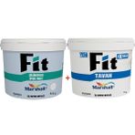Marshall 3.5 kg Çakıl Taşı Fit Silikonlu İpek Mat İç Cephe Boyası ve Marshall 3.5 kg Fit Tavan Boyası