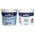Marshall Antibakteriyel Hijyen Çakıl Taşı 15 lt İç Cephe Boyası