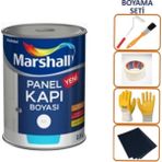 Marshall Avokado 1 lt Panel Kapı Boyası ve Boyama Seti