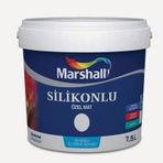 Marshall Buz Beyazı 7,5 lt Plastik Mat İç Cephe Duvar Boyası