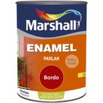 Marshall Enamel Parlak Bordo 0.75 Lt Sentetik Yağlı Boya