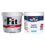 Marshall Fit 15 lt Mısır Koçanı Silikonlu İç Cephe Duvar Boyası