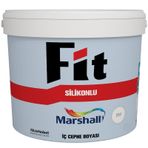 Marshall Fit Buz Beyazı 20 kg Silikonlu İpek Mat İç Cephe Duvar Boyası