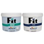 Marshall Fit Islak Kum 20 kg Silikonlu İpek Mat İç Cephe Boyası + Fit 17.5 kg Tavan Boyası + 5 Parça Boyama Seti