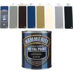 Marshall Hammerite 0.75 lt Düz Pürüzsüz Metal Boyası Beyaz Renk Yüksek Kapatıcılık ve Kolay Uygulama