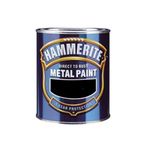 Marshall Hammerite Direkt Pas Üstü Pürüzsüz Siyah 0.75 lt Metal Boyası