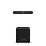 Marshall Heston 60 Black Dolby Atmos Soundbar, Wireless Subwoofer