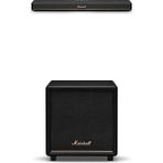 Marshall Heston 60 Black Dolby Atmos Soundbar, Wireless Subwoofer