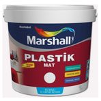 Marshall Islak Kum 2.5 lt Plastik Mat Su Bazlı Iç Duvar Boyası