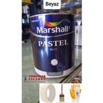 marshall pastel mat sentetik boya beyaz 2,5 lt
