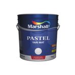 Marshall Pastel Yarı Mat Saten Boya 2.5 lt Beyaz