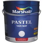 Marshall Pastel Yarımat Boya 0,75 Lt Beyaz