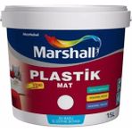 Marshall Plastik Mat İç Cephe Boyası Beyaz Lale 15 Lt (20 KG)