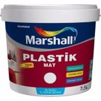 Marshall Plastik Mat İç Cephe Boyası Beyaz Lale 7,5 Lt (10 KG)