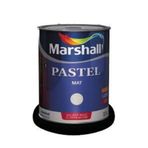 Marshall Solvent Bazlı Iç Cephe Boyası Pastel Mat 2,5 Litre(3,5 Kg) Beyaz Renk