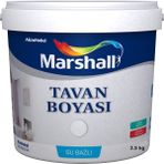 Marshall Tavan Boyası 3.5 kg Beyaz Renk Su Bazlı İç Mekan Kullanımı için Mat Görünümlü