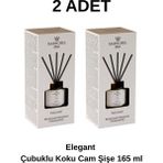 Marshel Pro Elegant Çubuklu Koku Cam Sise 165 ml (2 Adet) - -