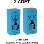 Marshel Pro Ocean Wind Çubuklu Koku Cam Sise 50 ml (2 Adet) - -