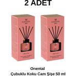 Marshel Pro Oriental Çubuklu Koku Cam Sise 50 ml (2 Adet) - -