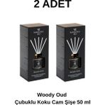 Marshel Pro Woody Oud Çubuklu Koku Cam Sise 50 ml (2 Adet) - -