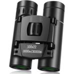 Marsilyan 100X22 Cepte Taşımalı Kauçuk Kaplama Profesyonel Mini Dürbün 3000M/30000M - 100 x 22
