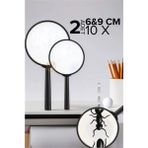 Marsilyan 10X Büyüteç 6 ve 9 cm 2 Li Set - Çok Renkli