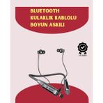 Marsilyan 120 Saat Pil Ömrüyle Boyun Askılı Bluetooth Kulaklık – Spor ve Günlük Kullanım Için - Çok Renkli