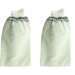 Marsilyan 2 Adet Beyaz Banyo Hamam Kesesi Lastikli 25X17 cm - Renkli