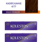 Marsilyan 2 Adet Single Tüp Boya Saç Boyası Kadife Kahve 4/77