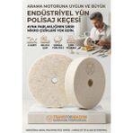 Marsilyan 2 Li Polisaj Keçesi 80MM | Sert Yün Disk | Metal, Altın, Gümüş Için Ayna Parlaklığı 723185 - Çok Renkli