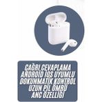 Marsilyan 2025 Model Çağrı Cevaplayabilen Bluetooth Kulaklık Beyaz Dokunmatik Kontrol - 1