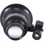 Marsilyan 20X Büyütmeli Saat Takı Onarım Için Cam Lensli Optik Işıklı Göz Büyüteç MG13B-9A - Renkli - standart