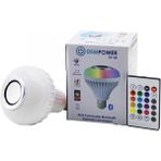 Marsilyan 2ın1-Kumandalı Rgb LED Ampul - Bluetooth Hoparlör Müzik Çalar LED-7W - HOPARLÖR-3W (K95)