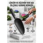 Marsilyan 2'li Set Ölçekli Bahçe Küreği, Çok Amaçlı Toprak Gübre Mama Aktarma Kaşığı 719820 - Renkli - standart