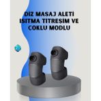 Marsilyan 3 Seviyeli Titreşimli Isıtmalı Diz Bakım Masaj Cihazı - 000-Siyah