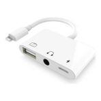 Marsilyan 3in1 İPhone-İPAD lightning To Kulakılık ve Usb Kamera Okuyucu Otg-(5775) -