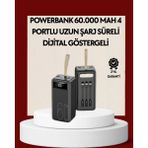 Marsilyan- 4 Çıkışlı Hızlı Şarj Destekli Powerbank