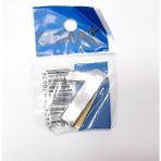 Marsilyan 4 cm Plastik Krom Kaplama Kapı Numarası -1