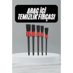Marsilyan 5 Adet Oto Detaylı Temizleyici Araç Içi Temizlik Fırça Seti Koltuk Döşeme Kapı Toz Alma Fırçası - Renkli - standart