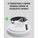 Marsilyan 5 Fonksiyonlu Döner Rende Süzgeçli Çok Amaçlı Sebze Doğrayıcı Kaymaz Tabanlı - Renkli