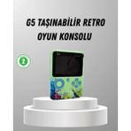 Marsilyan 500 Oyunlu G5 Retro Mini Oyun Konsolu 3 Inç Ekran ve Tv Desteği - Renkli - standart