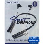 Marsilyan 60 Saat Şarjlı Boyuna Takılan Kablosuz Bluetooth Kulaklık Sporcu Ios Android Uyumlu Bulututlu - Renkli - 1