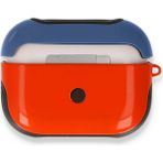 Marsilyan Airpods Pro (1.nesil) 3in1 Kılıf - Kırmızı-Lacivert
