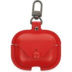 Marsilyan Airpods Pro 2 (2.nesil) Çanta Deri Kılıf - Kırmızı - 1 - Renkli