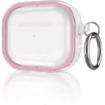 Marsilyan Airpods Pro 2 (2.nesil) Shiny Şeffaf Kılıf - Pembe - 1 - Renkli