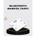 Marsilyan Akıllı Dijital Baskül – Bluetooth Bağlantılı, 8 Ölçüm Verili, Akıllı Vücut Analiz Tartısı - 1 - Renkli