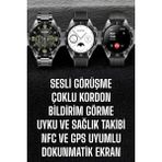 Marsilyan Akıllı Saat Titreşimli Pusula Nabız ve Tansiyon Ölçer Nfc Uyumlu - Çok Renkli