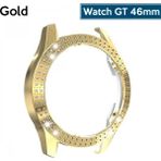 Marsilyan Ally Huawei Gt2 46MM Diamond Taş Işlemeli Bumper Kılıf - Yeşil - standart