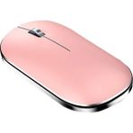 Marsilyan Ally Mc 502 Kablosuz 2.4 Bluetooth Mouse Type-C Şarjlı Premium - Pembe