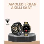 Marsilyan Amoled Ekran Akıllı Saat Uyku Nabız Adım Ölçer Su Geçirmez - Çok Renkli